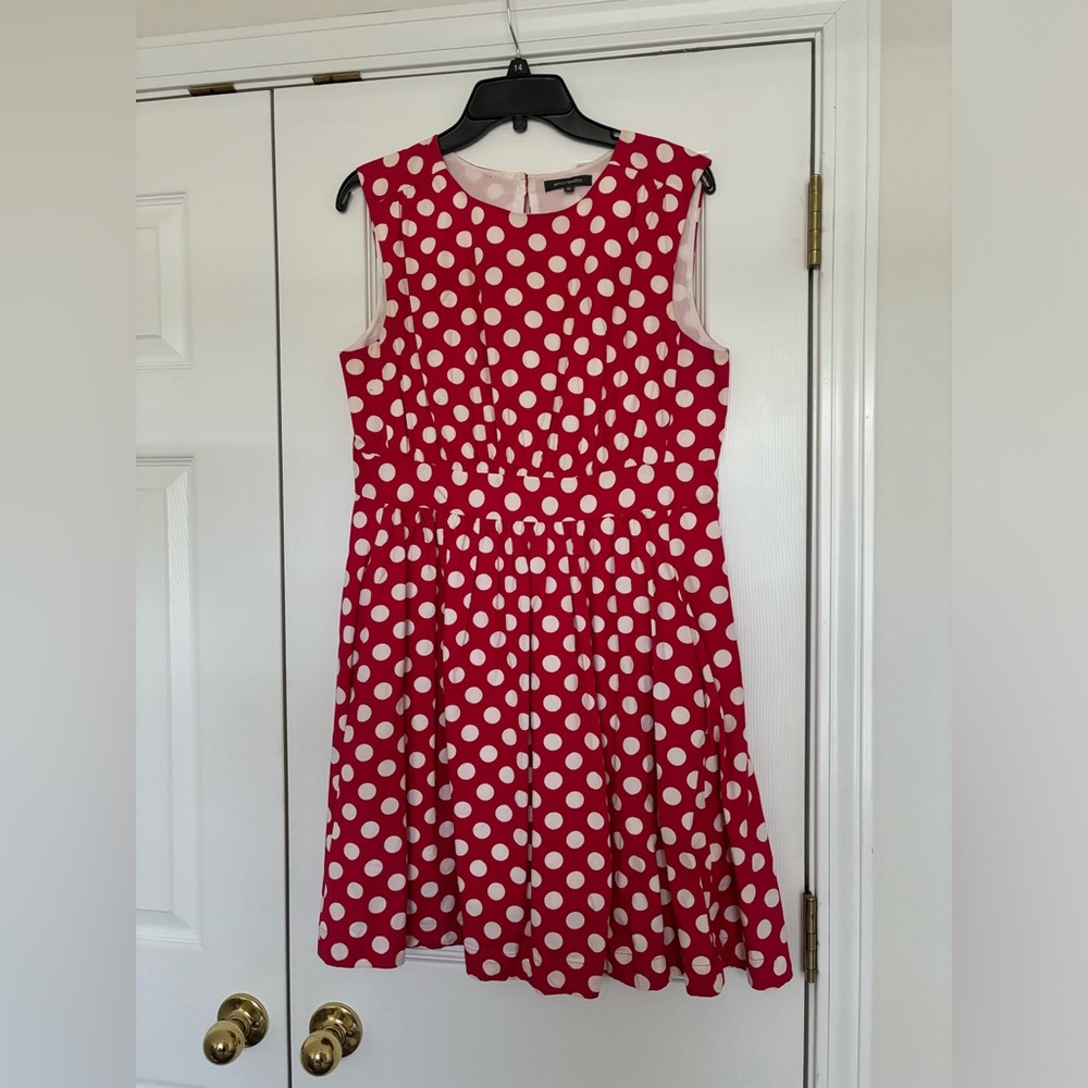 50s inspired polka dot dress